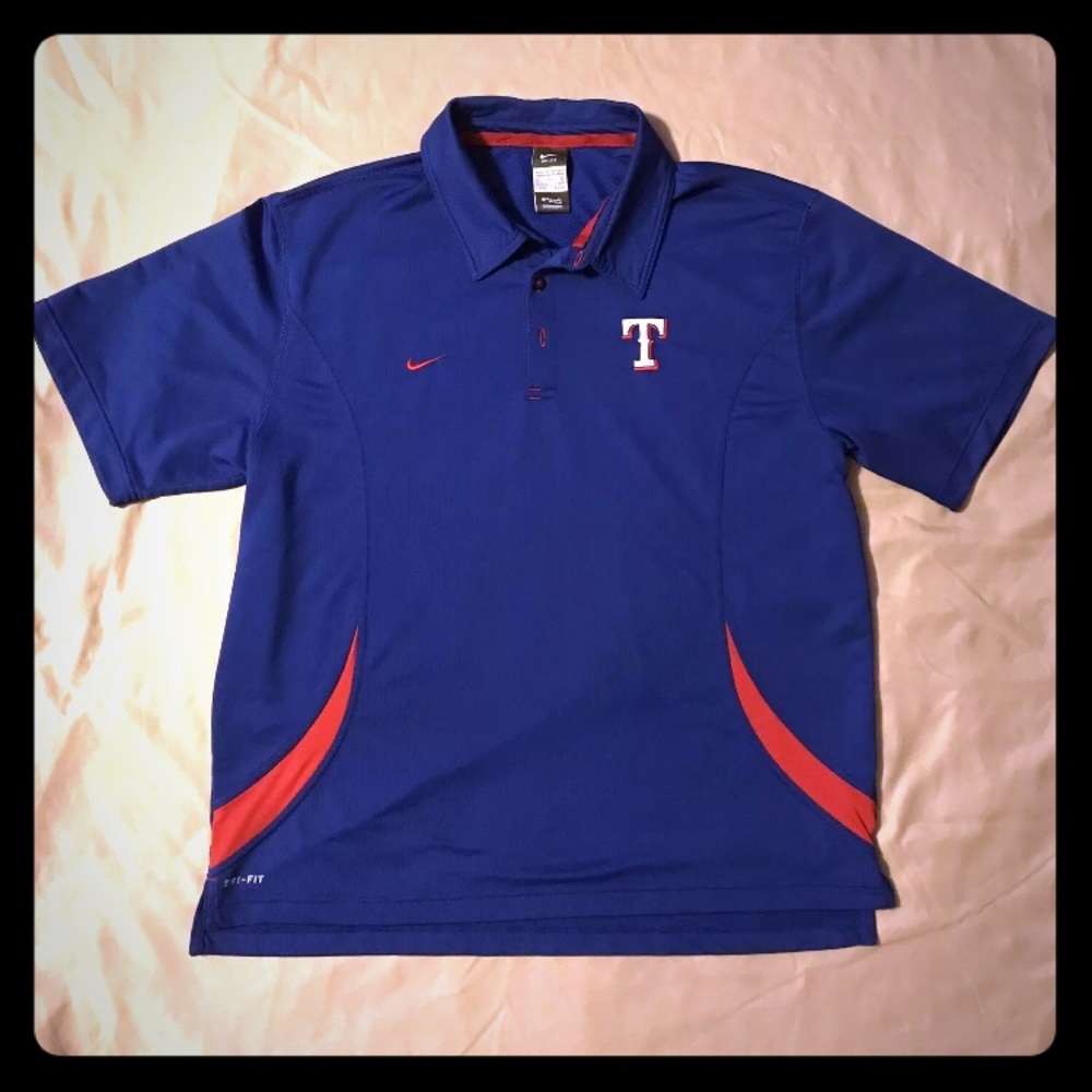 Nike Dri-Fit Texas Rangers MLB Polo Shirt